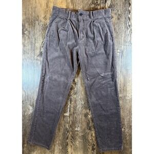 H&M Brown Corduroy Straight Trouser Pants Men's Size 30 Preowned